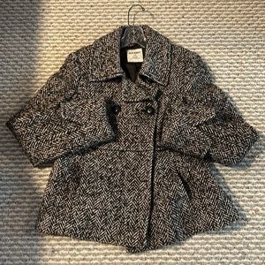 Old navy wool blend short coat
